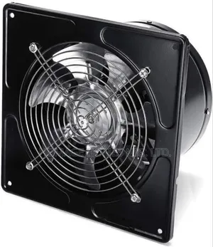 Black Metal Extractor Fan 12"
