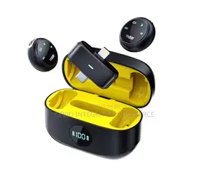Pro Collar Clip Button Wireless Microphone Android Ios