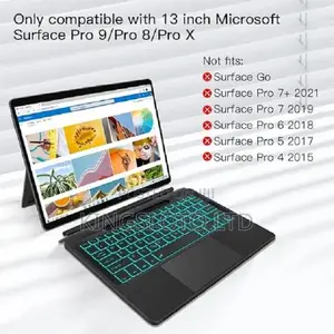 Surface Pro X Pro 8 Pro 9 Wireless Bluetooth Keyboard