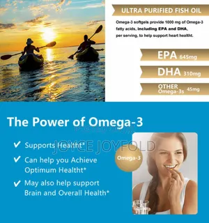 Fish Oil- For a Healthy Heart, Reduces Inflammation,