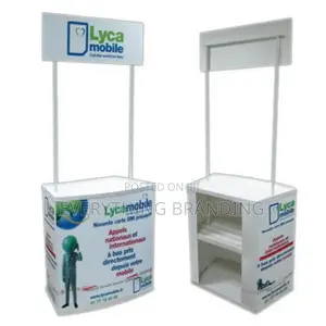 Branded/Printed Promo Display Table for Sales, Product Display