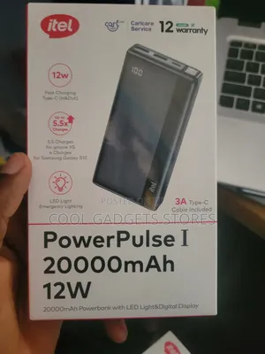 Itel Powerpulse 1 20000mah 12w Power Bank
