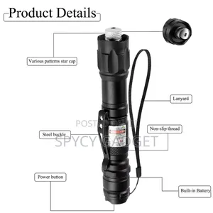 Long Range Laser Pointer With 5 Star Cap