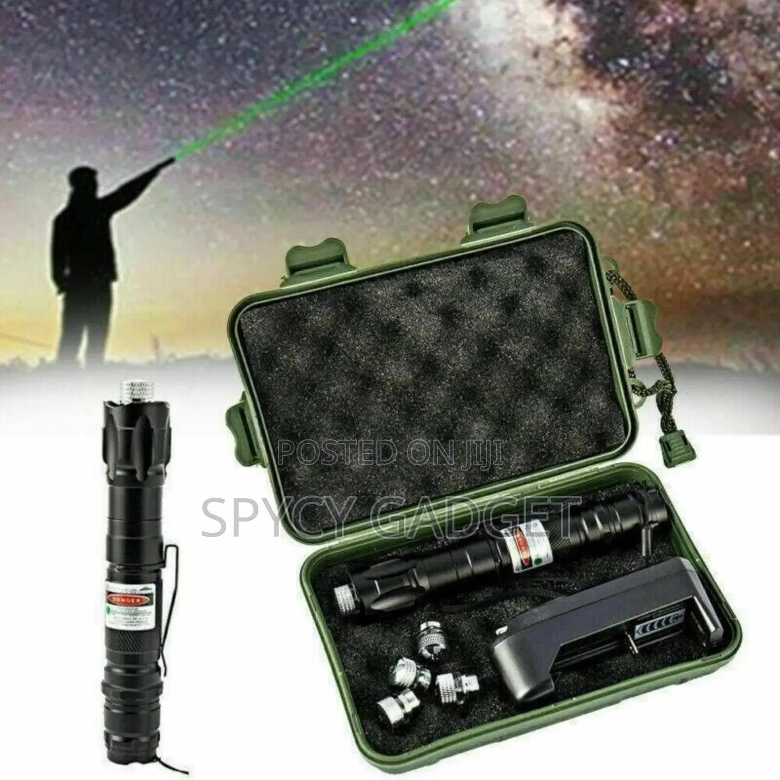 Long Range Laser Pointer With 5 Star Cap