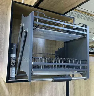 Pull Out/Down Plates Rack for Kitchen Cabinets 80cm