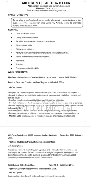 Seeking Career Opportunity