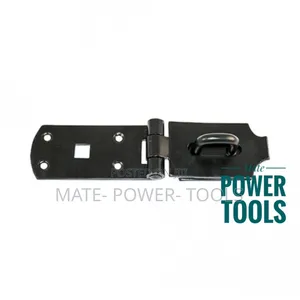 Heavy Duty Safety Hasp Staple - Black 4” Inch