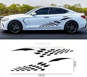 Car Body Sticker Racing Checker Flag