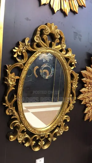 Exotic Royal Wall Mirror With Golden Frame