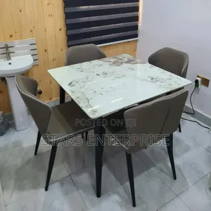 4 Seater Marble Luxe Dinning Set