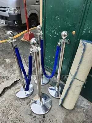 Stanchion Stand And Blue Rope