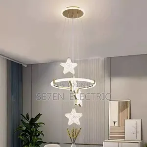 Gold Led Dropping Chandelier Light