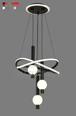 Modern Round Spherical Shade Led Suspension Chandeliers