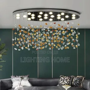 Led Glass Chandelier Light