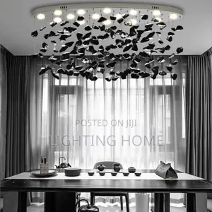 Led Glass Crystal Chandelier Light