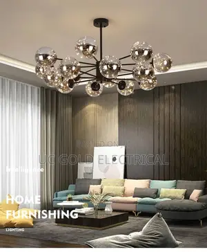 Nordic Branch Glass Ball Led Chandeliers Dimmable for Living