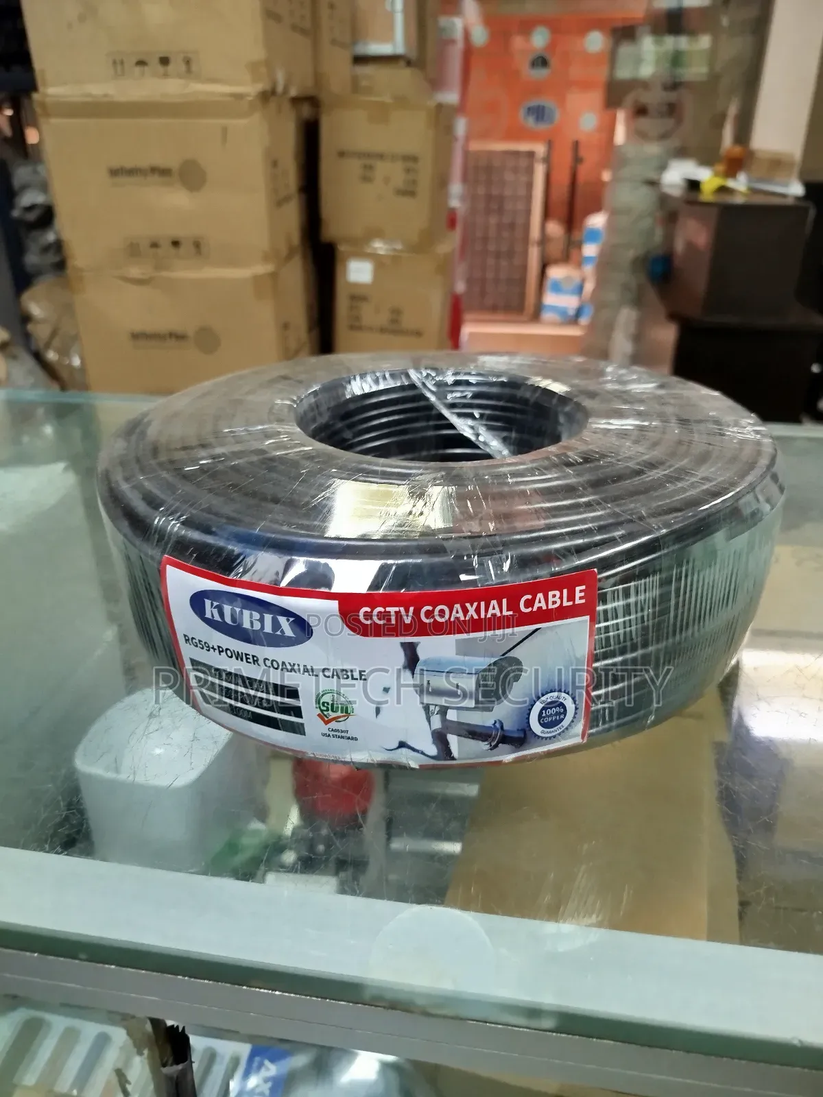 Security Rg59+Power CCTV Coaxial Cable 100metres