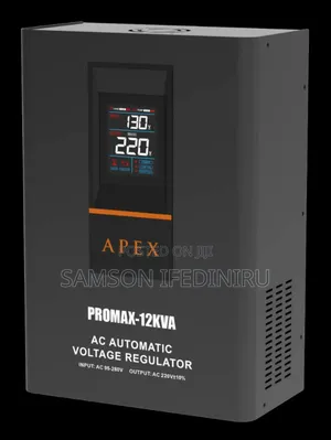 Apex 12kva Relay Wall Mount Central Stabilizer 95v-280v