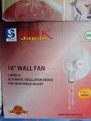 16" Sonik Japan Electrical Wall Fan