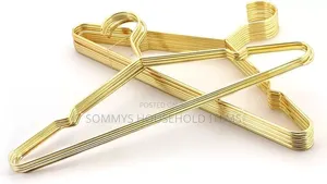 10pcs Gold Stainless Steel Hanger