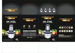 Mr, Steel 4 Liters Electric Yam Pounder