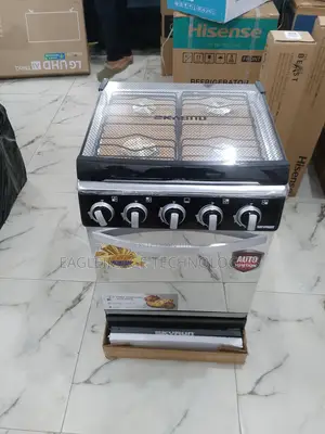 Sleek Skyrun 4 Burner Gas Cooker GCS-4c/X