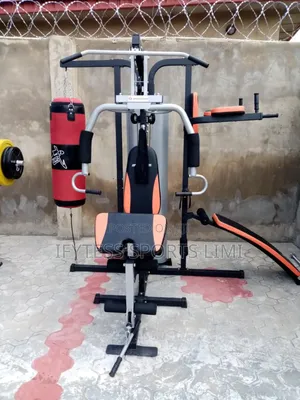 3 Multi Station Gym With Punching Bag and Sit-Up Bench.44