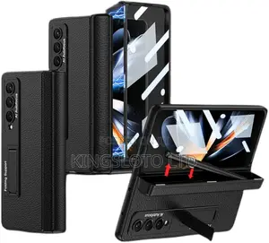 Galaxy Z Fold 4 Leather Case
