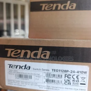 Tenda 24-Port Gigabit Poe and Switch +2ge/2sfp 410w