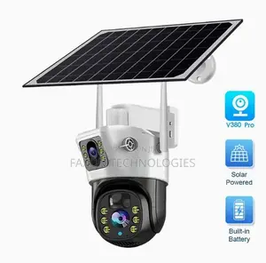 V380pro Wi-Fi Ip66 Waterproof Solar Dual Lens PTZ Camera