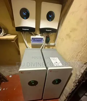 30 KWH Lithium Battery and Inverter Setup
