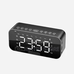 Multifunctional Rechargeable Alarm Clock Tf/Fm Radio