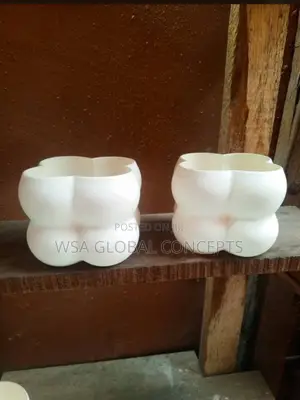 Crate Design Plastic White Flower Case