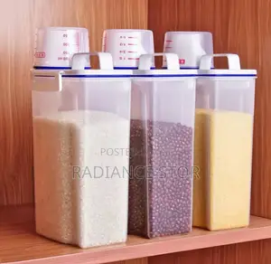3liters Plastic Cereal/Food Container (1pc)