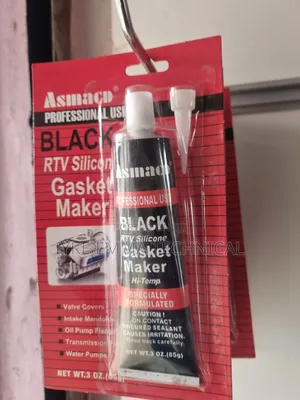 Asmaco Black RTV Silicone Gasket Maker