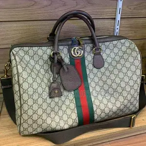 Gucci Quality Luxury Genuine Leather Duffle Bag