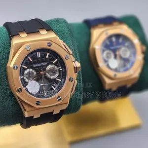 Audemars Piguet Quality Luxury Men Rubber Strap Wristwatch