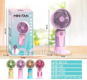 Rechargeable Mini Usb Hand Fan (Can Come in Different Color)