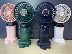 Digital Affordable Handheld Mini Rechargeable Fan in 4colors