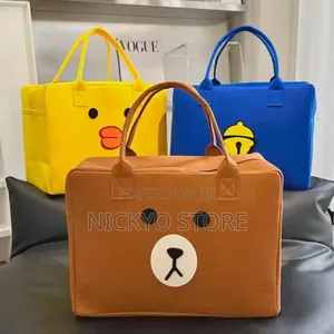 Colorful Character-Themed Tote/Storage Bag