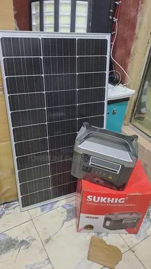 1000w Solar Generator With Panel % Lithium Battery