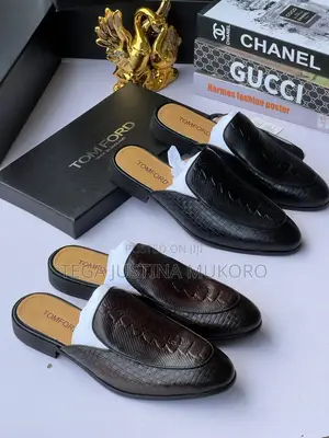Original Leather Tom Ford Men's Half Shoes