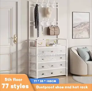 Dust Proof Shoe and Hat Hanger