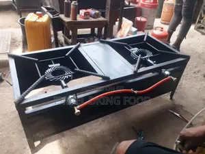 Quality Industrial Big Pot Double Burner Gas Cooker