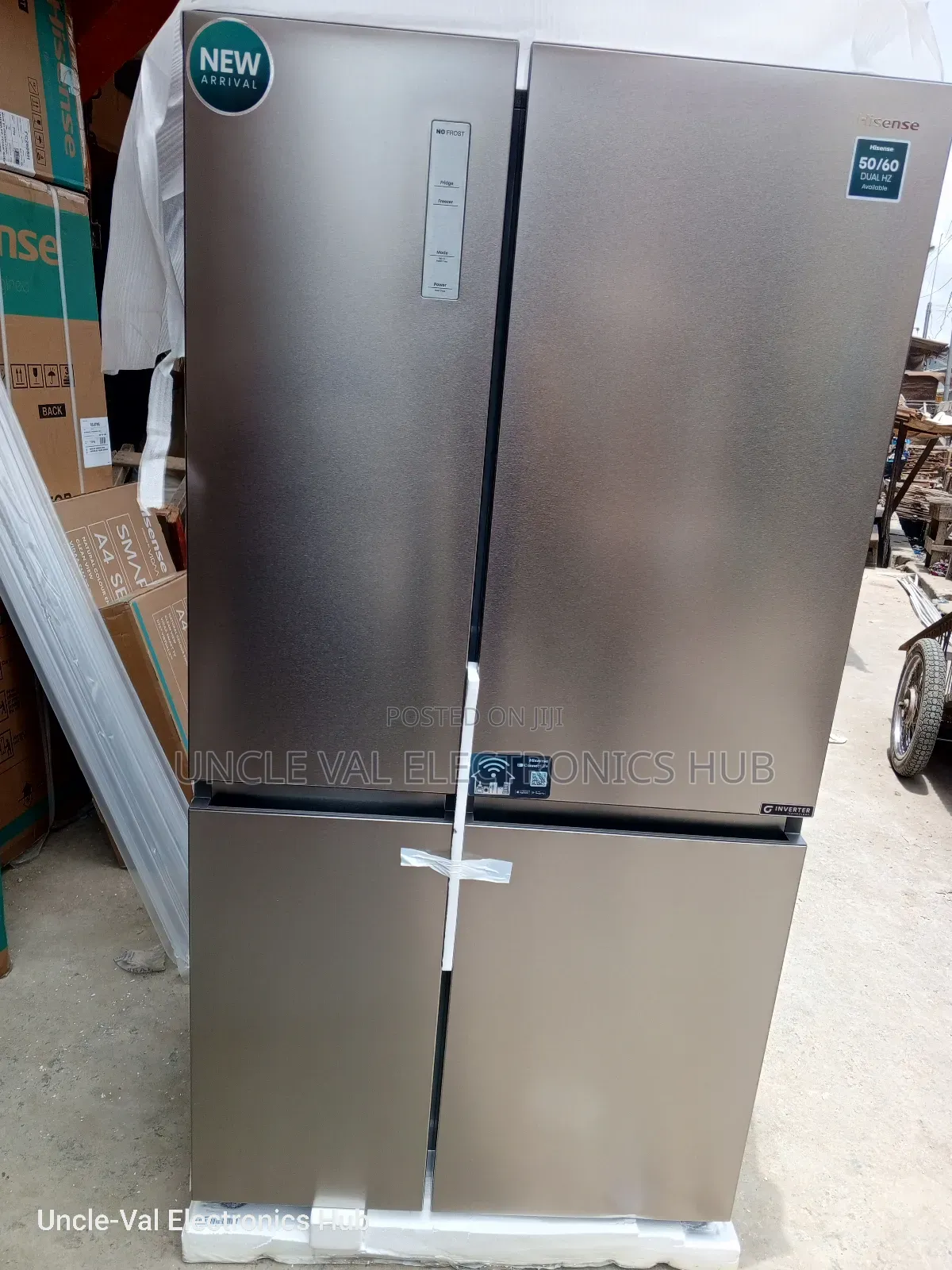 Hisense Side by Side Fridge Ref87ws