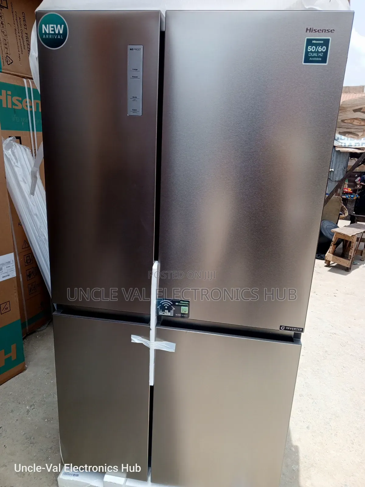 Hisense Side by Side Fridge Ref87ws