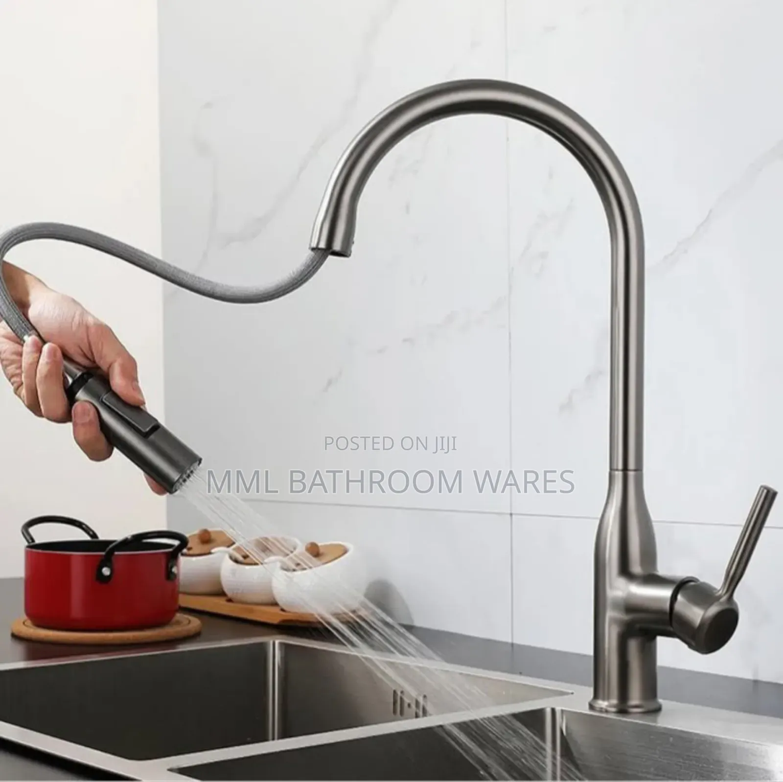 Antirust Pullout Sink Faucets
