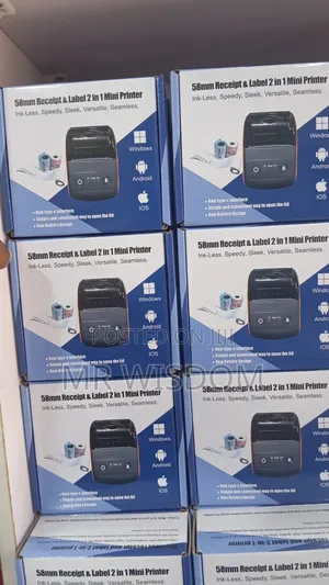 Licon 58mm Wireless Receipt and Label 2-in-1 Printer