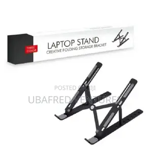 Folding Storage Bracket Adjustable Laptop and Tablet Stand