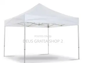 Gazebo Foldable Canopy Tent White Pole Door 8